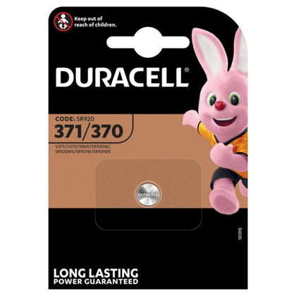 Duracell Pila Silver Oxide Specialistica Bottone 371/370 1 Pz. - 10 Pz