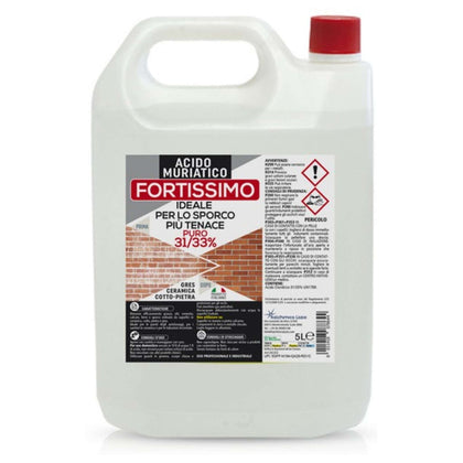 Acido Cloridrico Muriatico 33% Lt. 5 - 4 Pz