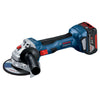 Bosch Smerigliatrice Angolare Gws 18V-7 2 Batt.4,0 Ah