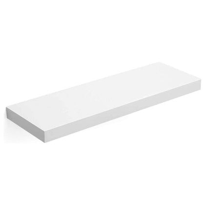 Utilia Mensola Murale Squadrata Col. Bianco Cm. 60X20X1,8 - 5 Pz