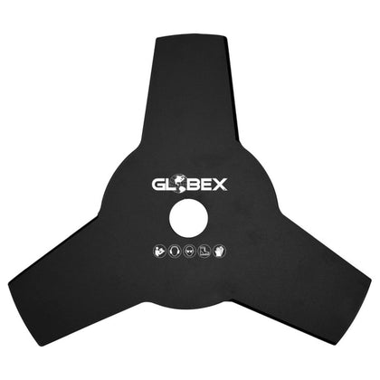 Globex Disco In Acciaio A 3 Denti Per Decespugliatore Ø Mm. 255