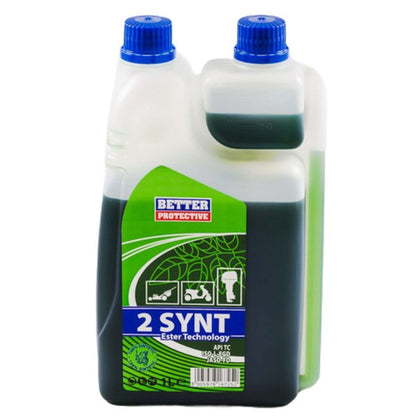 Olio Miscela 2 T 100% Sintetico Lt.1 Con Dosatore - 12 Pz