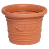 Vaso Tondo Festonato Prestige Col. Terracotta Ø Cm. 35