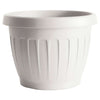 Vaso Tondo Terra Col. Bianco Ø Cm. 30X22 H