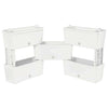 Kit Fioriera Rettangolare Brick 5 Pz. Col. Panna Cm. 60X23X27 H