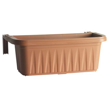 Fioriera Rettangolare Rondine Col. Terracotta Cm. 50X20X18,5 H