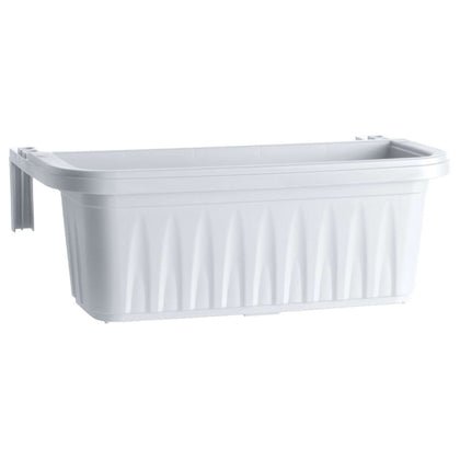 Fioriera Rettangolare Rondine Col. Bianco Cm. 50X20X18,5 H