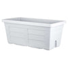 Fioriera Rettangolare Legno Col. Ghiaccio Cm.100X44X40 H