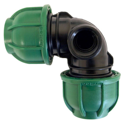 Raccordo A Compressione Pn10 Gomito 90° X Pop-Up Mis. 32X32X3/4 - 10 Pz