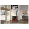 La Nordica Termocucina A Legna Termorosa Dsa 4.0 Col. Liberty Bordeaux