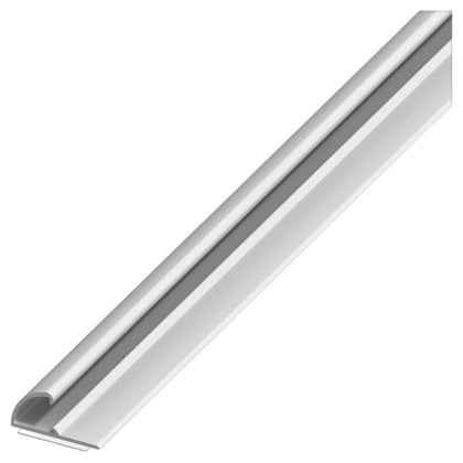 Alfer Profilo Per Bordi Autoadesivo Alluminio Argento Satinato Mm. 26X13 Mt. 1 - 5 Pz