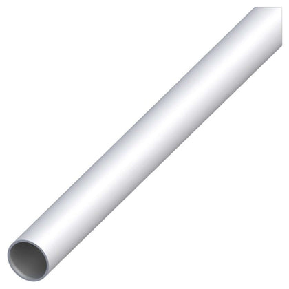 Alfer Profilo Tubo Tondo Alluminio Argento Satinato Ø Mm. 12X1 Mt. 2 - 5 Pz