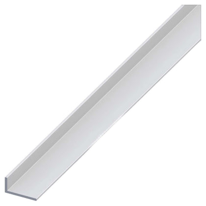 Alfer Profilo Angolare Alluminio (Lati Disuguali) Argento Satinato Mm. 40X15X1,5 Mt. 2 - 5 Pz