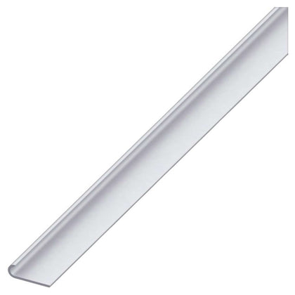 Alfer Profilo Per Bordi Unghietta Alluminio Argento Satinato Mm. 25X5,8X1 Mt. 2 - 5 Pz