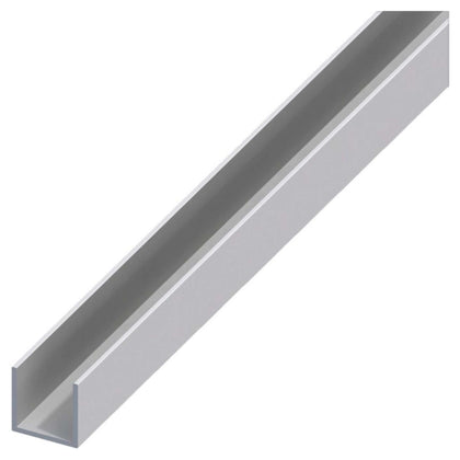 Alfer Profilo A U Alluminio Argento Satinato Mm. 8X8X1 Mt. 2 - 5 Pz