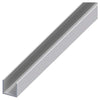 Alfer Profilo A U Alluminio Argento Satinato Mm. 10X15X1 Mt. 1 - 5 Pz