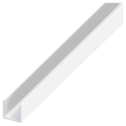 Alfer Profilo A U Alluminio Argento Cromato Mm. 10X16,5X1 Mt. 1 - 5 Pz