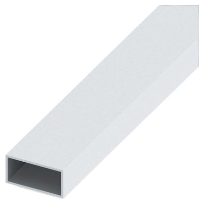 Alfer Profilo Tubo Rettangolare Alluminio Argento Satinato Mm. 30X15X1 Mt. 1 - 5 Pz