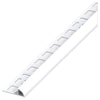 Alfer Profilo Ad Angolo Jolly Pvc Bianco Brillante Mm. 10X2,5 Mt. - 5 Pz