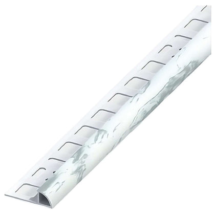 Alfer Profilo Ad Angolo Jolly Pvc Blu Marmorizzato Mm. 8X2,5 Mt. - 5 Pz