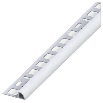 Alfer Profilo Ad Angolo Jolly Pvc Grigio Mm. 8X2,5 Mt. - 5 Pz