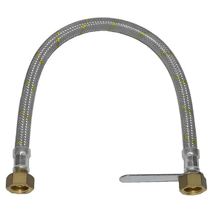 Tubo Flessibile Per Centraline Gas Con Chiave Attacco 1/2 Ff Cm. 70 - 6 Pz