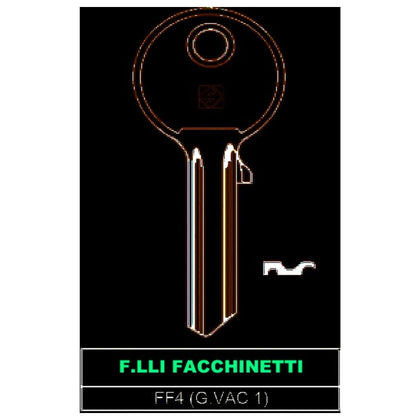 Silca Chiave Asc Ff4 (G.Vac 1) F.Lli Facchinetti - 20 Pz