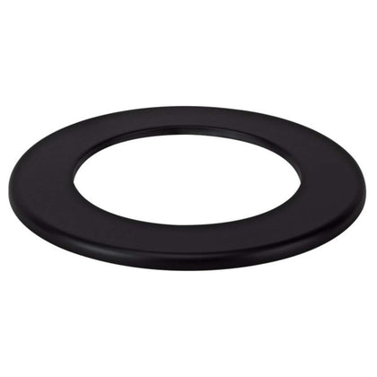 Save Anello Da Parete Per Stufa A Legna Porcellanato Plus Light Col. Nero Opaco Ø Cm. 15