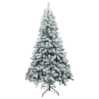 Albero Di Natale Sestriere Innevato H. Cm. 180 - Base Ø Cm. 90 (650 Rami)