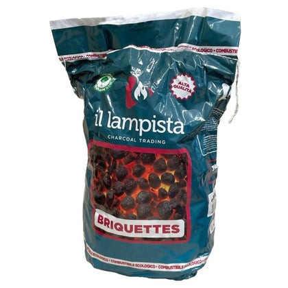 Carbone Vegetale Briquettes Sacco Da Kg. 3 Circa