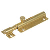 Catenaccio Orizzontale Ottone Lucido Liscio Mm. 80 - 12 Pz