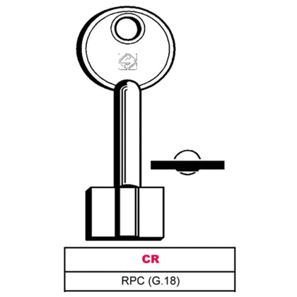 Silca Chiave A Pompa Rpc (G.Vas 0) Cr - 5 Pz