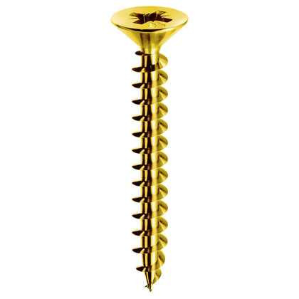 Mustad Vite Panelvit Tsp Ferro Ottonato Mm. 3X25 - 5 Ct