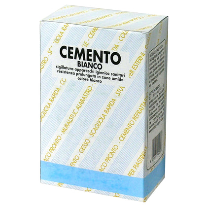 Cemento In Polvere Bianco Kg. 1 - 12 Pz