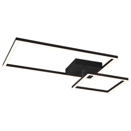 Plafoniera Led Padella Con Snodo 25W 4000K Nera