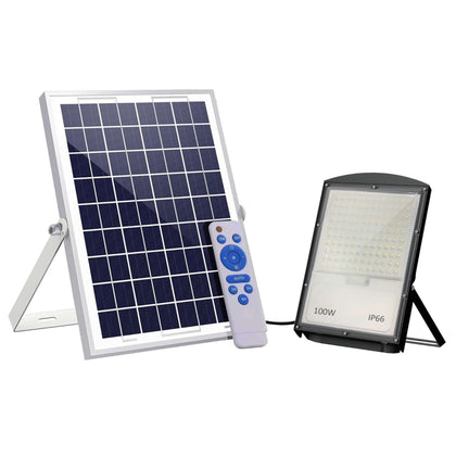 Proiettore Led 100 W Con Pannello Solare