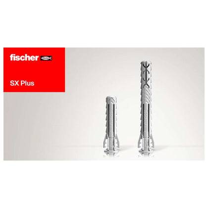 Fischer Tassello Con Vite Sx Plus 6X30 S - 100 Pz
