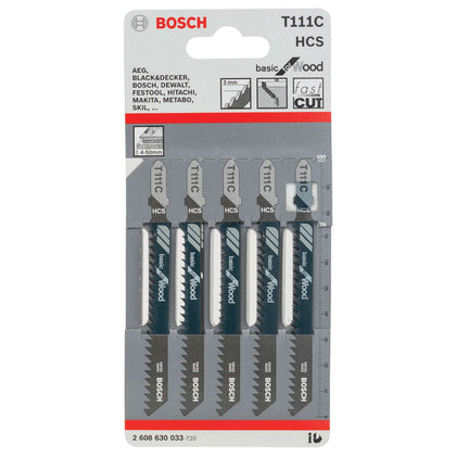 Bosch-A 5 Lame T 111 C Per Seghetto Alternativo