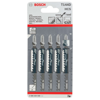 Bosch-A 5 Lame T 144 D Per Seghetto Alternativo