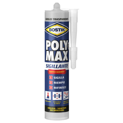 Bostik Polymax Sigillante 280 Ml Grigio Trasp.