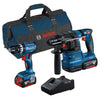 Bosch-B Kit 18V Trapano+Tass. +3 Batt.4,0Ah+Caric.