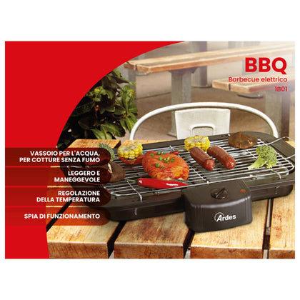 Barbecue Elettrico Portatile Ardes 2200W
