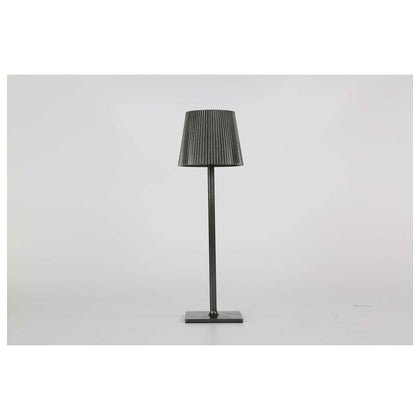 Lampada Da Tavolo Led Ricaricablile Grigia