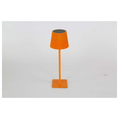 Lampada Da Tavolo Led Ricaricablile Arancio