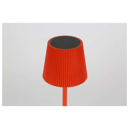Lampada Da Tavolo Led Ricaricablile Rossa