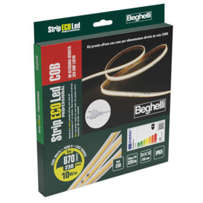 Beghelli Strip Led 230V-10W Ip65-4000K - 5 M