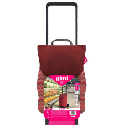 Gimi Carrello Spesa Easy 40 L Rosso