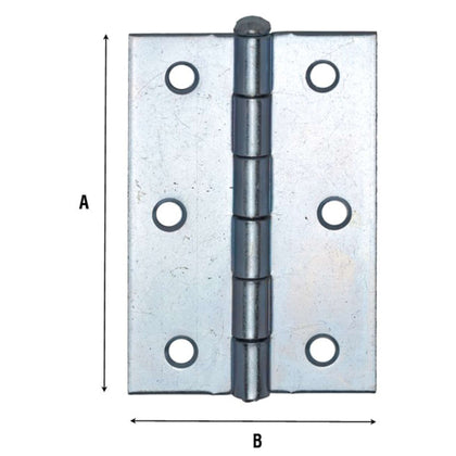 Cerniera Aldeghi Art.840 1.3/4 44X37X1,4 Mm - 24 Pz