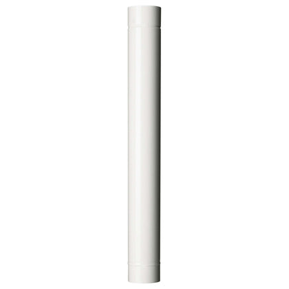 Tubo Per Stufa H 100 Cm D 8 Cm Bianco - 12 Pz