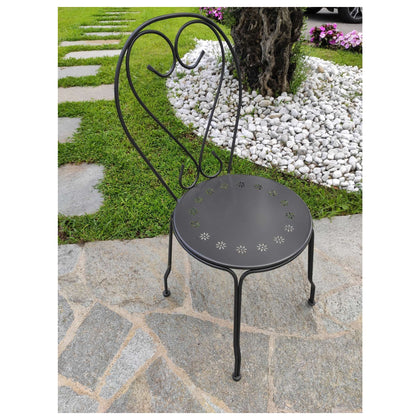 Sedia Sorrento Nero Opaco 015797 - 4 Pz